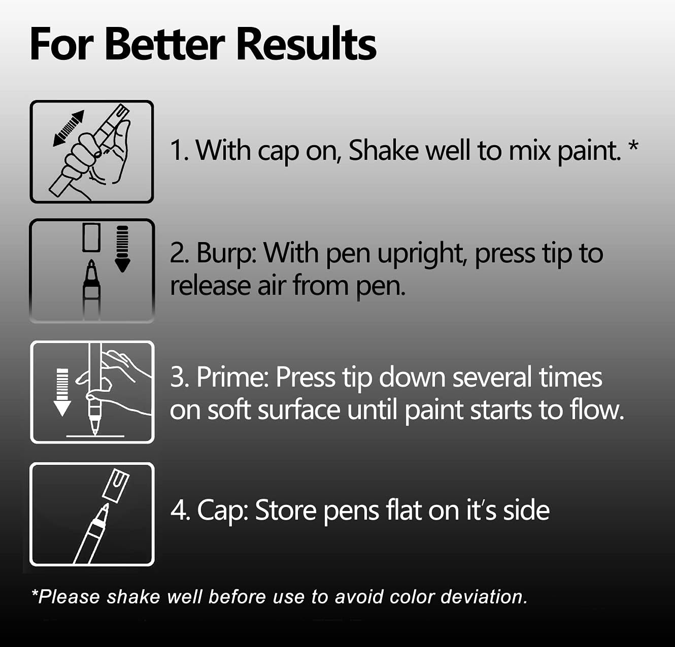 Red Marker Paint Pens - 6 Pack Acrylic Red Permanent Marker, 0.7mm Extra Fine Tip Paint Pen for Art projects, Drawing, Rock Painting, Stone, Ceramic, Glass, Wood, Plastic, Metal, Canvas DIY Crafts