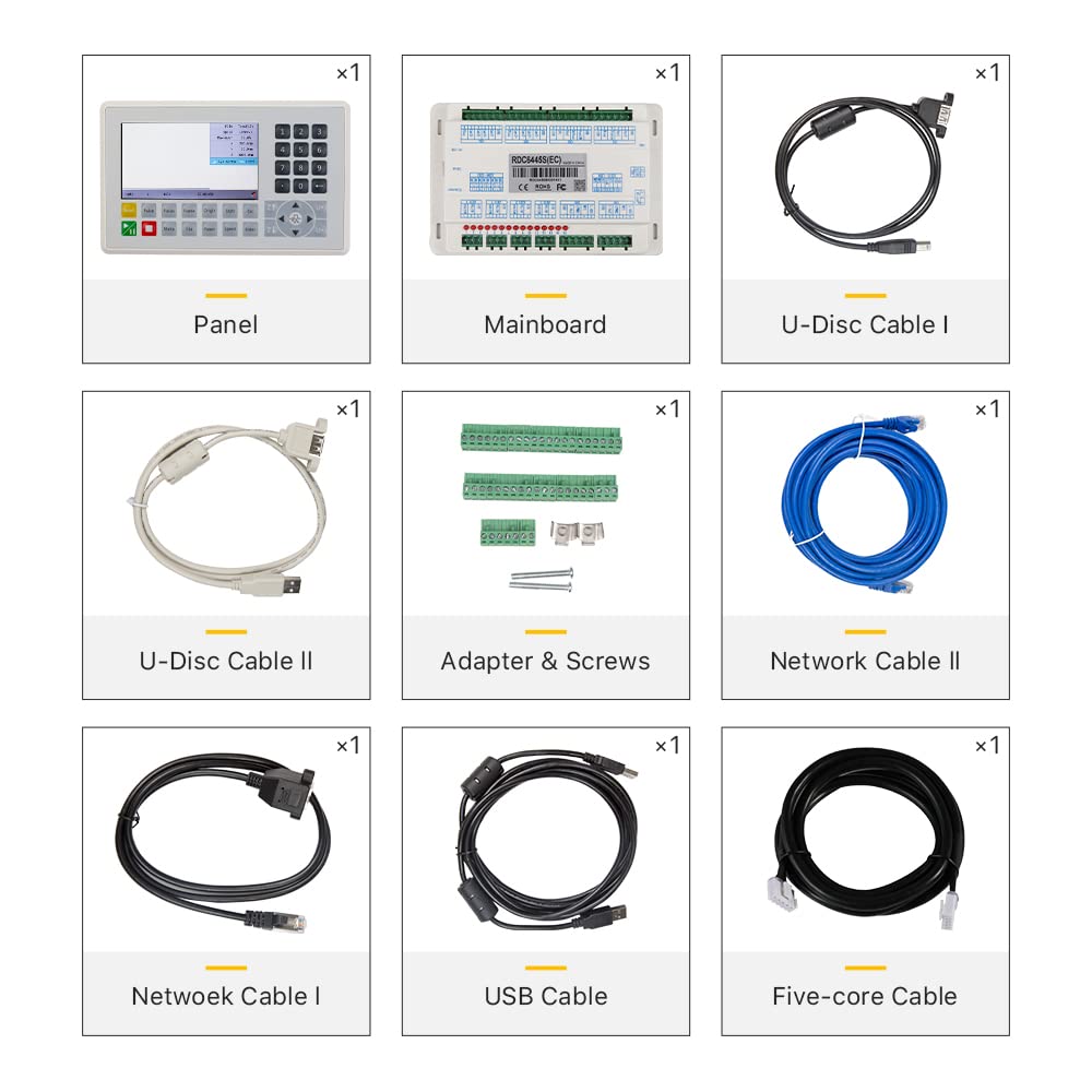 Cloudray Ruida RDC6445S Co2 Laser Controller for Laser Engraver and Cutter Machine RDC DSP 6445S 6445G