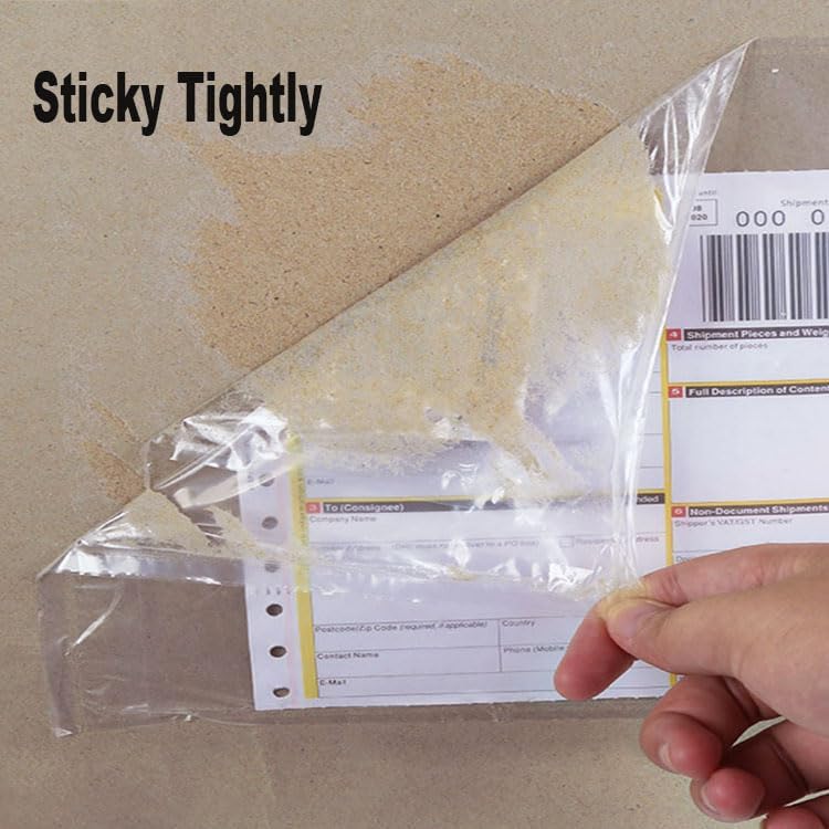 200 Pcs-4.5x5.5In Shipping Envelopes, Packing List Mailing Envelopes Clear Adhesive Shipping label sleeves Shipping Supplies for Small Businesses