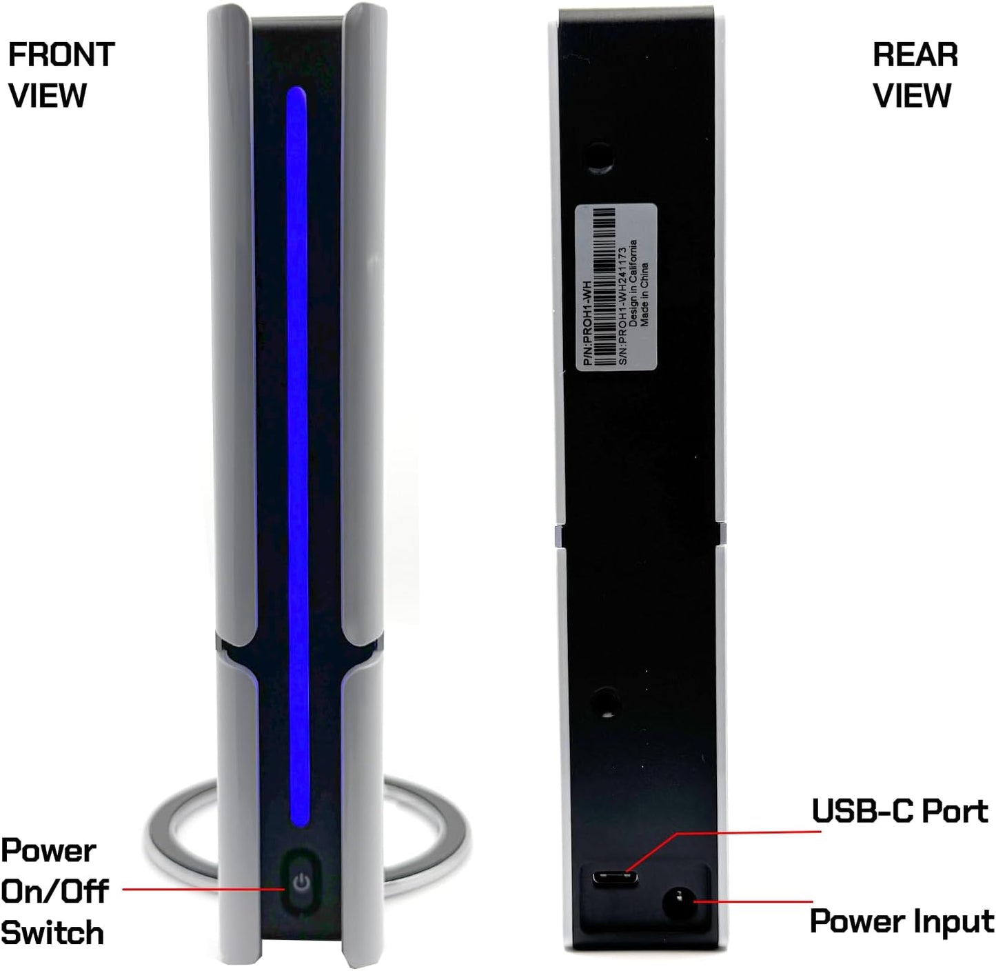 Avolusion PRO-H1 4TB 7200RPM USB 3.2 Gen2 (10Gbps) External Hard Drive (for Windows or MacOS Desktop PC/Laptop) (Renewed)