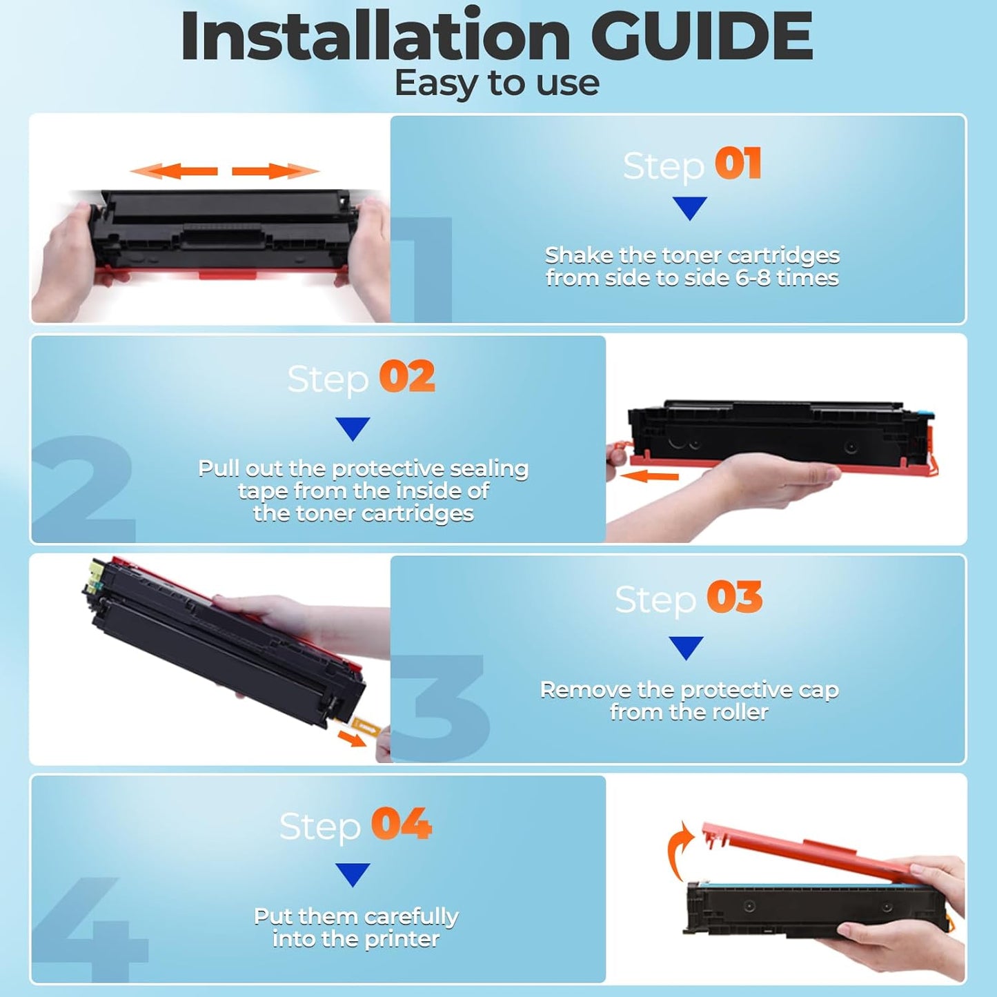 CF258X 58X Toner Cartridges Black (2-Pack) for HP 58X 58A CF258A, Laser Jet M404dn M428fdw Toner Cartridges, CF258 for Laser Jet Enterprise M404dn M404dw M404n M428dw M428fdn MFP M304 M406dn M430f