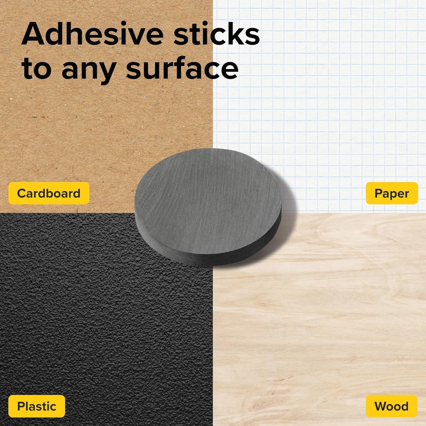 X-bet MAGNET Pack of 90 Ceramic Mix, with Adhesive Backing high-Strength, Versatile Perfect for Home, Office and Projects - Durable, Reliable, and Easy to Use