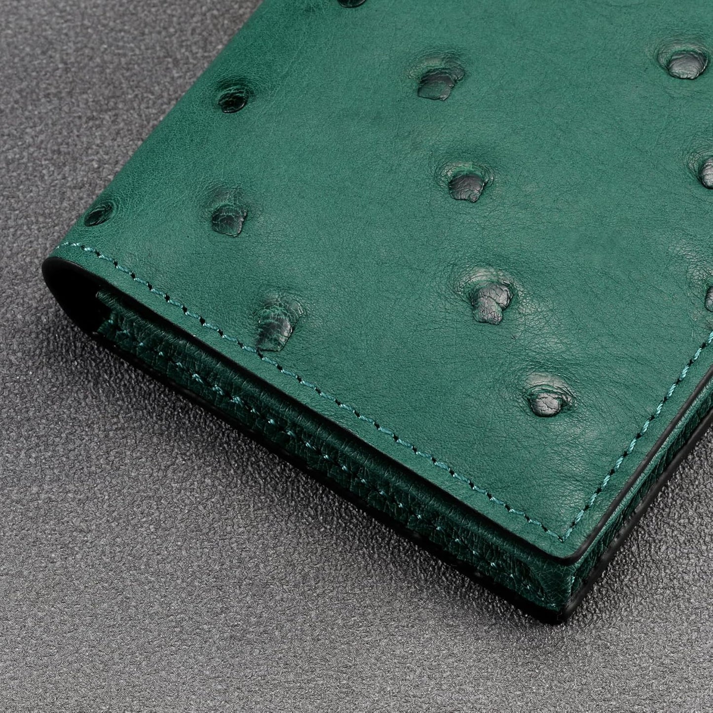 Leather Business Card Case Holder for Men & Women, Italian Calfskin