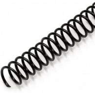 10-mm (3/8") Binding Coils - Coil10 - Pre-Sized to fit Letter Sized Paper - 4:1 Pitch (4 Holes per inch) - 12" Long - Compatible with GBC, Trubind, Fellows Binding Machines - 100 Per Box