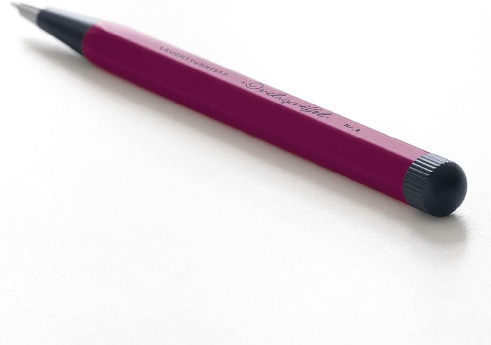LEUCHTTURM1917 - Drehgriffel Mechanical Pencil - Refillable Writing Stylus with 0.7 mm HB Graphite Lead (Black)