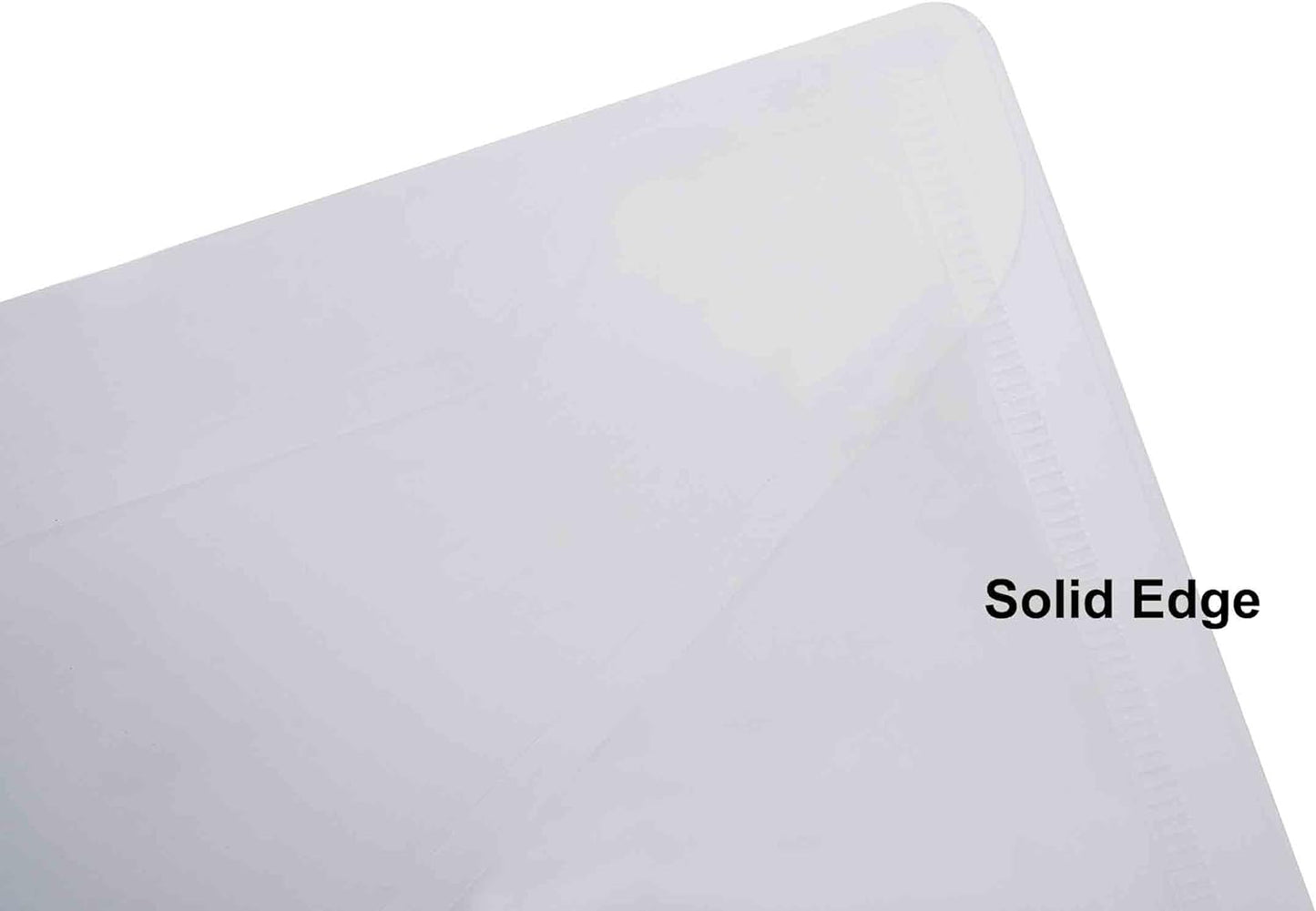 9x7 Clear Plastic Envelopes Hook Loop Closure Receipt Stickers Storage Holder 10 Pack