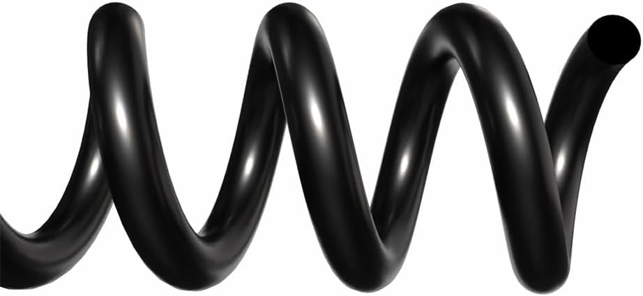 TruBind 10mm (3/8 in.) Spiral Binding Coils for Reports, Presentations and Proposals | 4:1 Pitch | 12 in. Length | Black | 75 Sheets Binding Capacity | 100 Pack