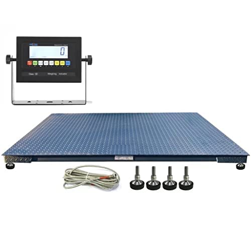 SellEton SL-5x7-5kNN 60" x 84" Industrial Weighing Heavy Duty Floor Scales, Accurate Pallet Scales with Smart Digital Indicator | 5000 lb x 1 lb