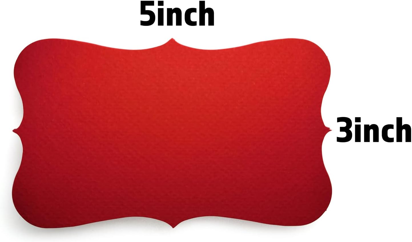 PPAPPAPPIYO 3x5 RED index card/Set of 72 Blank index cards 180gsm (RED)
