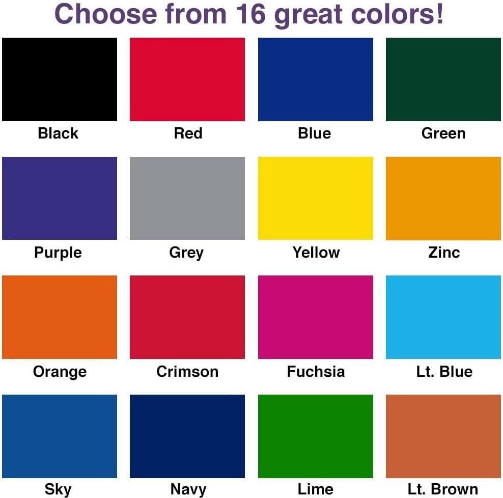 Infusion Self-Inking Custom Rubber Stamp (Personal or Business Use) - Choose from 16 Colors (1-1/4" x 2")