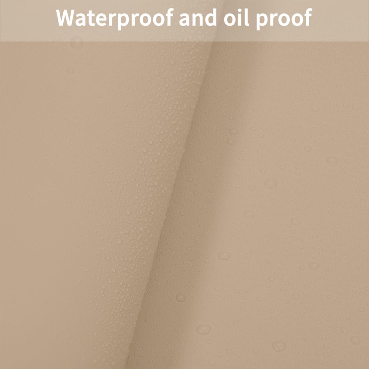 Vanity Top Protector - Can Be Used On Both Sides Waterproof and Easy to Clean Good Flatness Used for Dresser Table(Light Brown+Gray 10x39)