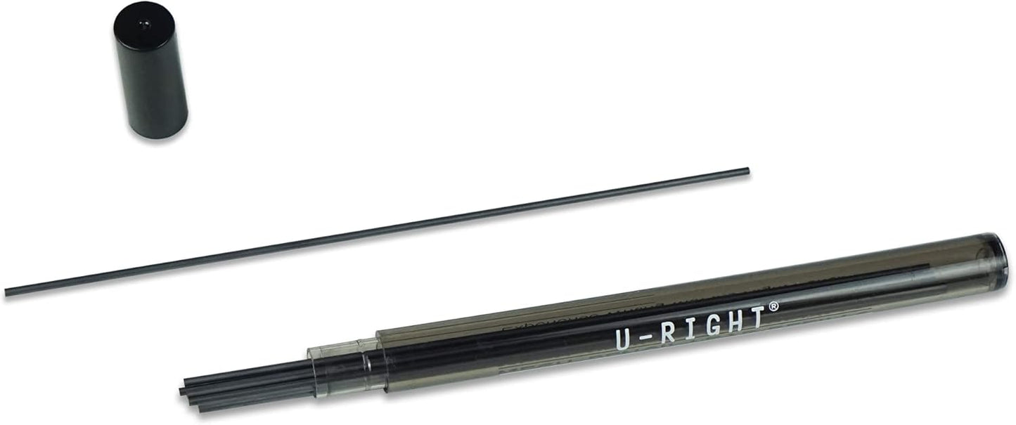 60 Pcs 1.3 mm Lead Refills for Mechanical Pencil, Break Resistant Weatherproof, 120 mm Length, 12 Pcs/tube, 5 Tubes