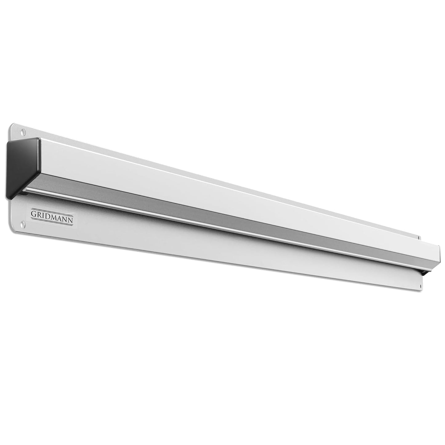 GRIDMANN 30-inch Slide Check Rack, Aluminum Restaurant Ticket Holder for Commercial Kitchen Food Orders