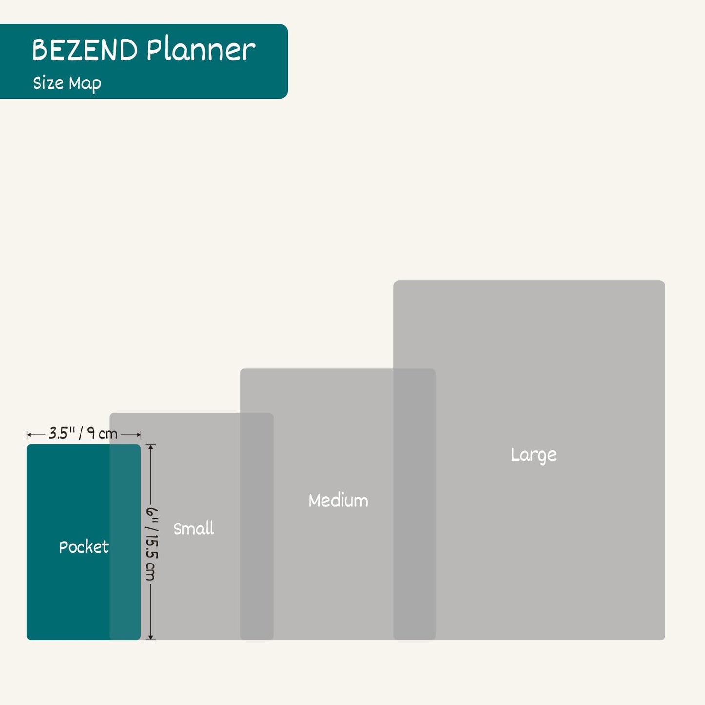 BEZEND Pocket Planner 2025-2026 Weekly with 2 Columns, 18-Month Academic Calendar (Jul 25-Dec 26), Life Work App., Storage Pocket, Pen Holder, PU Leather Softcover 3.5" x 6" Spiral - Evergreen