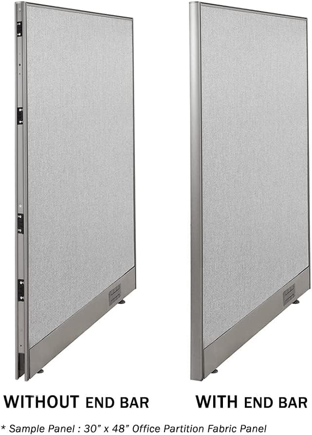GOF Office Partition Single Panel (24" w x 72" h) 2ft x 6ft