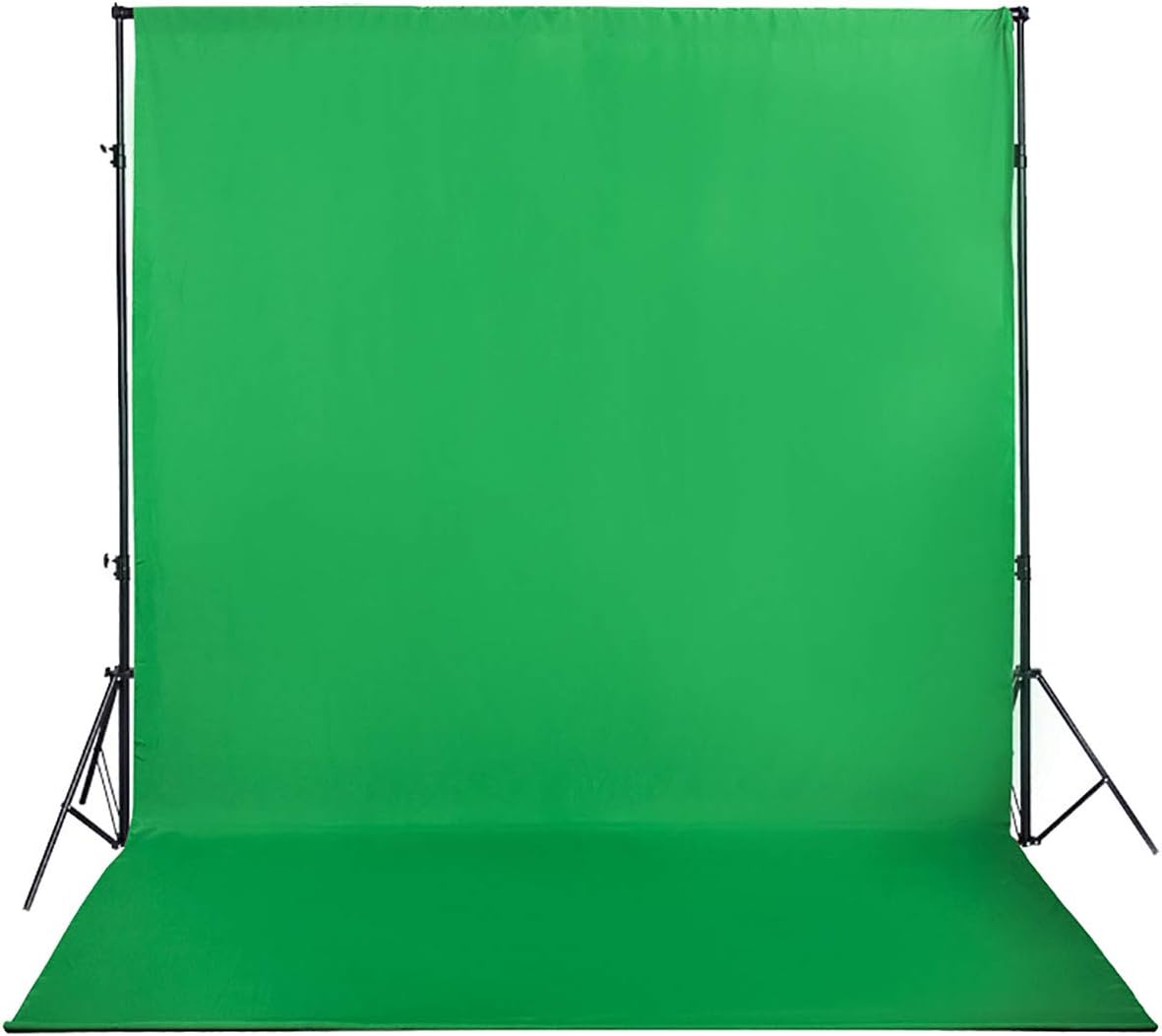 Green Screen Backdrop 6x9ft Photo Backdrop Chromakey Muslin Portrait Green Backdrop for PS Keying/Video Creation/Studio Portrait Shoots