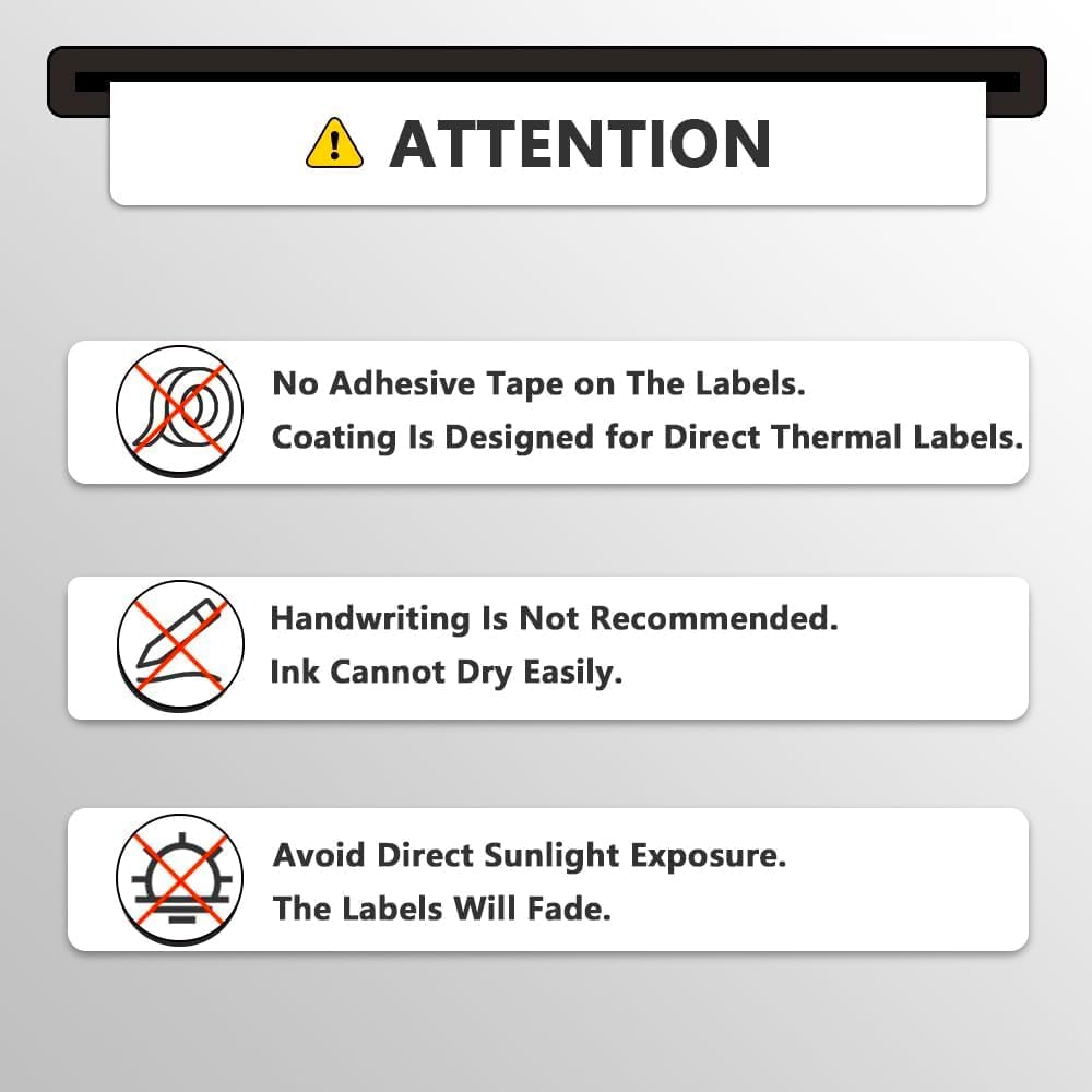 BETCKEY - Compatible DYMO 30324 (2-1/8" x 2-3/4") Multipurpose Labels, Perforated, Compatible with DYMO Labelwriter 450, 4XL, NOT Fit 550 & 5XL [2 Rolls/800 Labels]