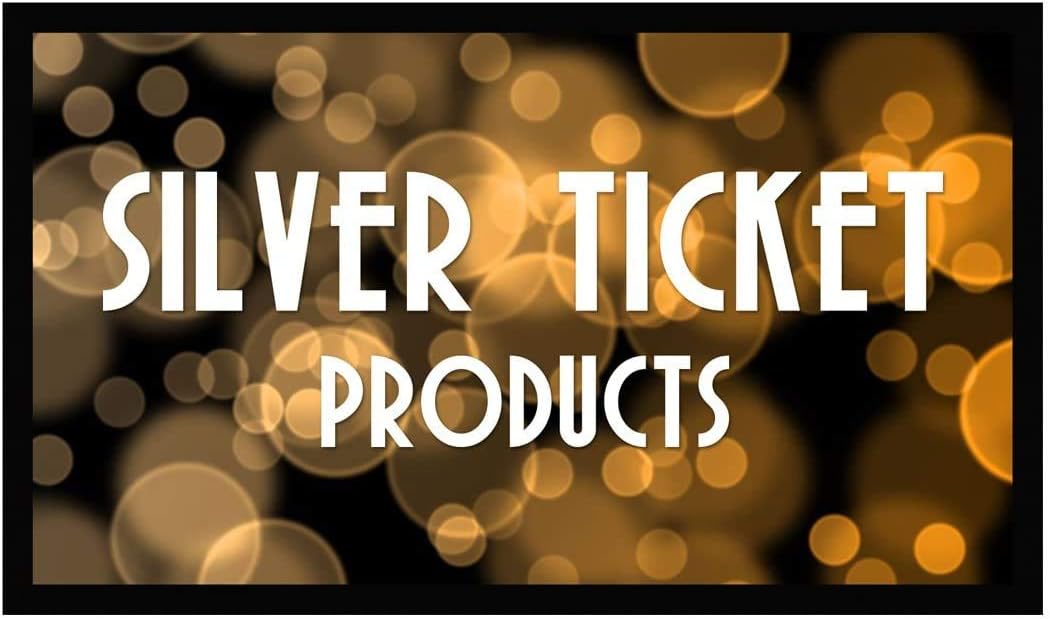 Silver Ticket Products STR Series 6 Piece Home Theater Fixed Frame 4K / 8K Ultra HD, HDTV, HDR & Active 3D Movie Projection Screen, 16:9 Format, 92" Diagonal, Silver Material STR-16992-S