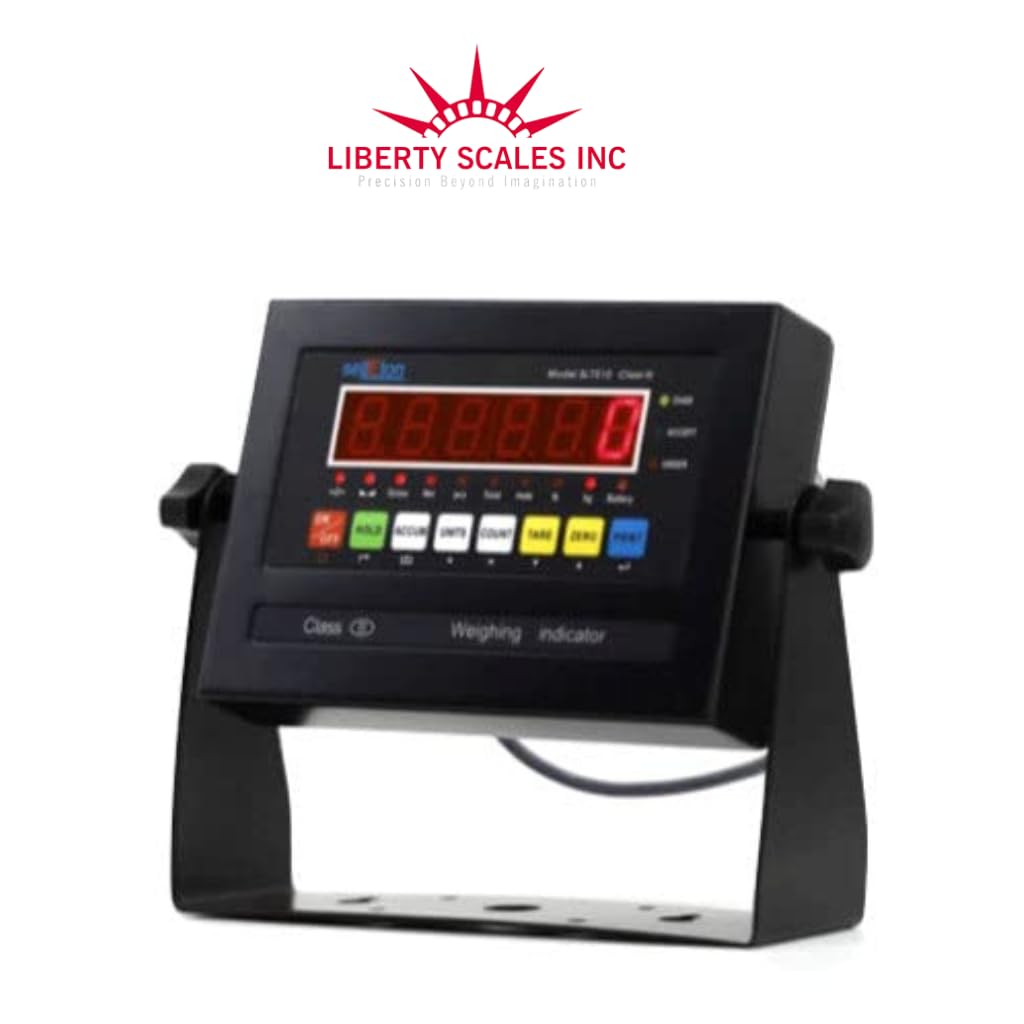 Liberty LS-800-4X5 NTEP Certified (Legal for Trade) Industrial Floor Scale | 48" x 60" | Capacity of 1,000 lbs x 0.2 lb+ Red