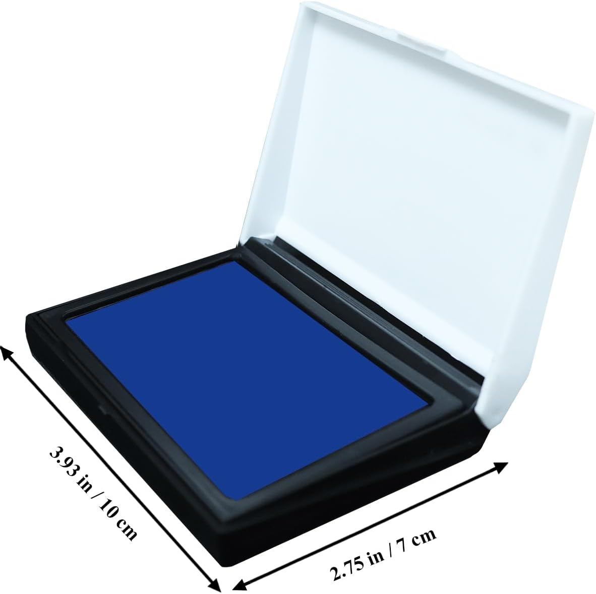 Blue Ink Stamp Pad 2.75" x 3.93", Ink Paste Used for Office, Home, Crafting, DIY (Blue)