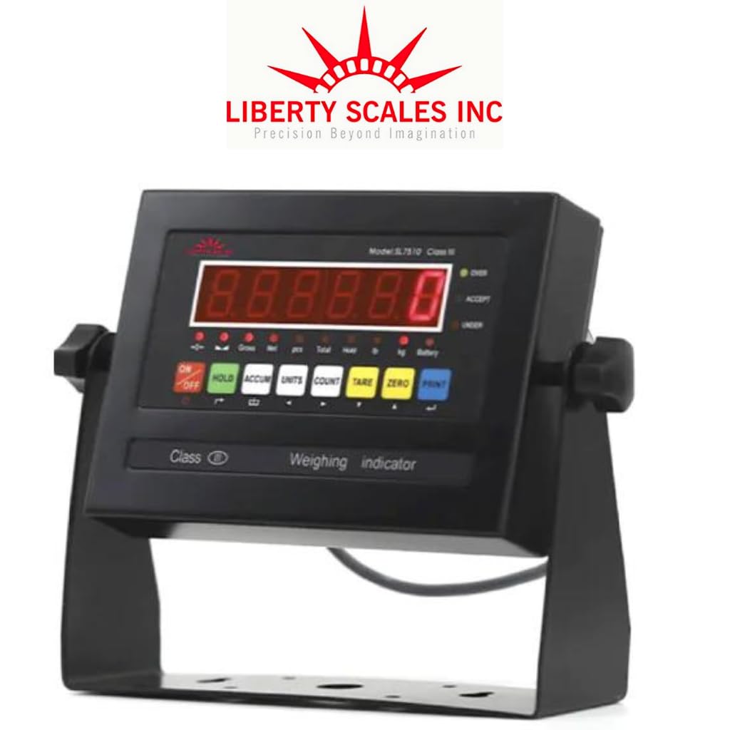Liberty LS-800-4X5 NTEP Certified (Legal for Trade) Industrial Floor Scale | 48" x 60" | Capacity of 2,500 lbs x 0.5 lb + Blue