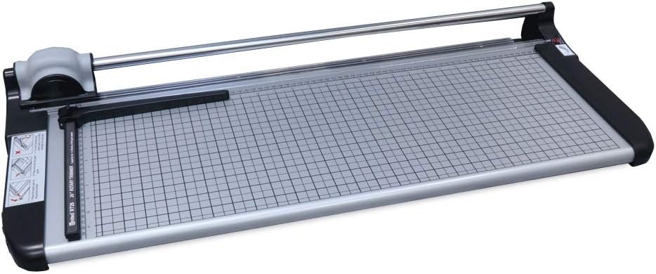 United Office Products RT26 Commercial Rotary Paper Trimmer, Sturdy Metal Base, 26" Cut Length, 15 Sheet Capacity, Paper Cutter for Offices, Schools and Crafts