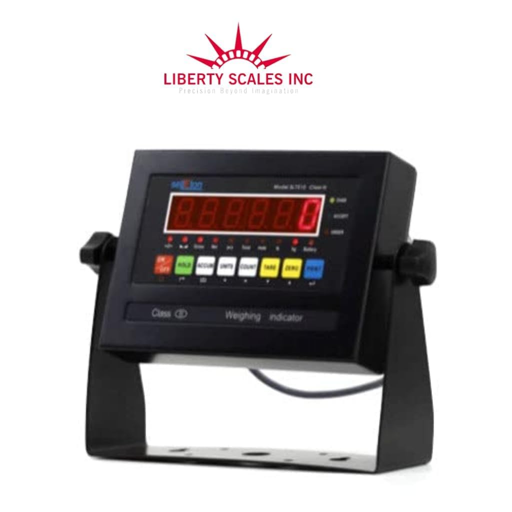 Liberty LS-800-4X5 NTEP Certified (Legal for Trade) Industrial Floor Scale | 48" x 60" | Capacity of 5,000 lbs x 1 lb + Black