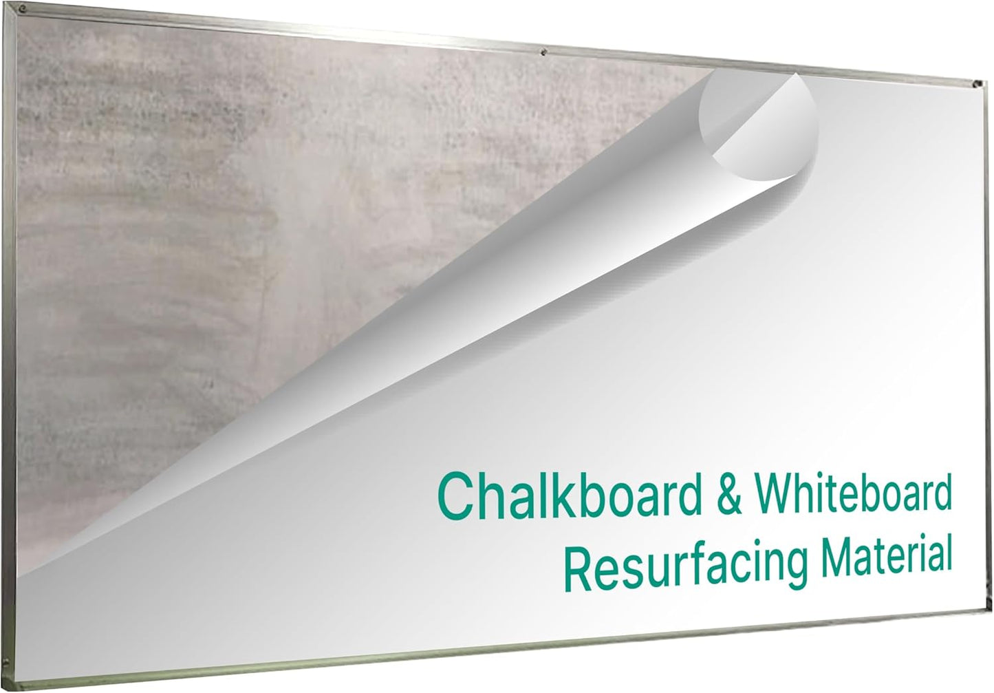 Everase Dry Erase Whiteboard Resurfacing Film Roll (100 ft. x 50") – Peel & Stick, Converts Chalkboards & Stained Whiteboards, Durable, Scratch/Stain-Resistant, Eco-Friendly, Refinish in 30 Mins.