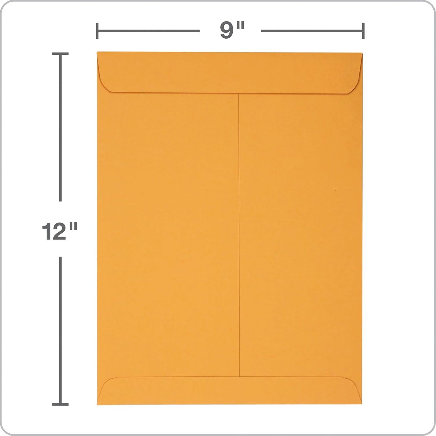 Columbian 9 x 12 Catalog Envelopes with Self Seal Closure, 28 lb Brown Kraft, for Mailing Flat Letter Size Documents or Photos, 30 Per Pack (COLO401)