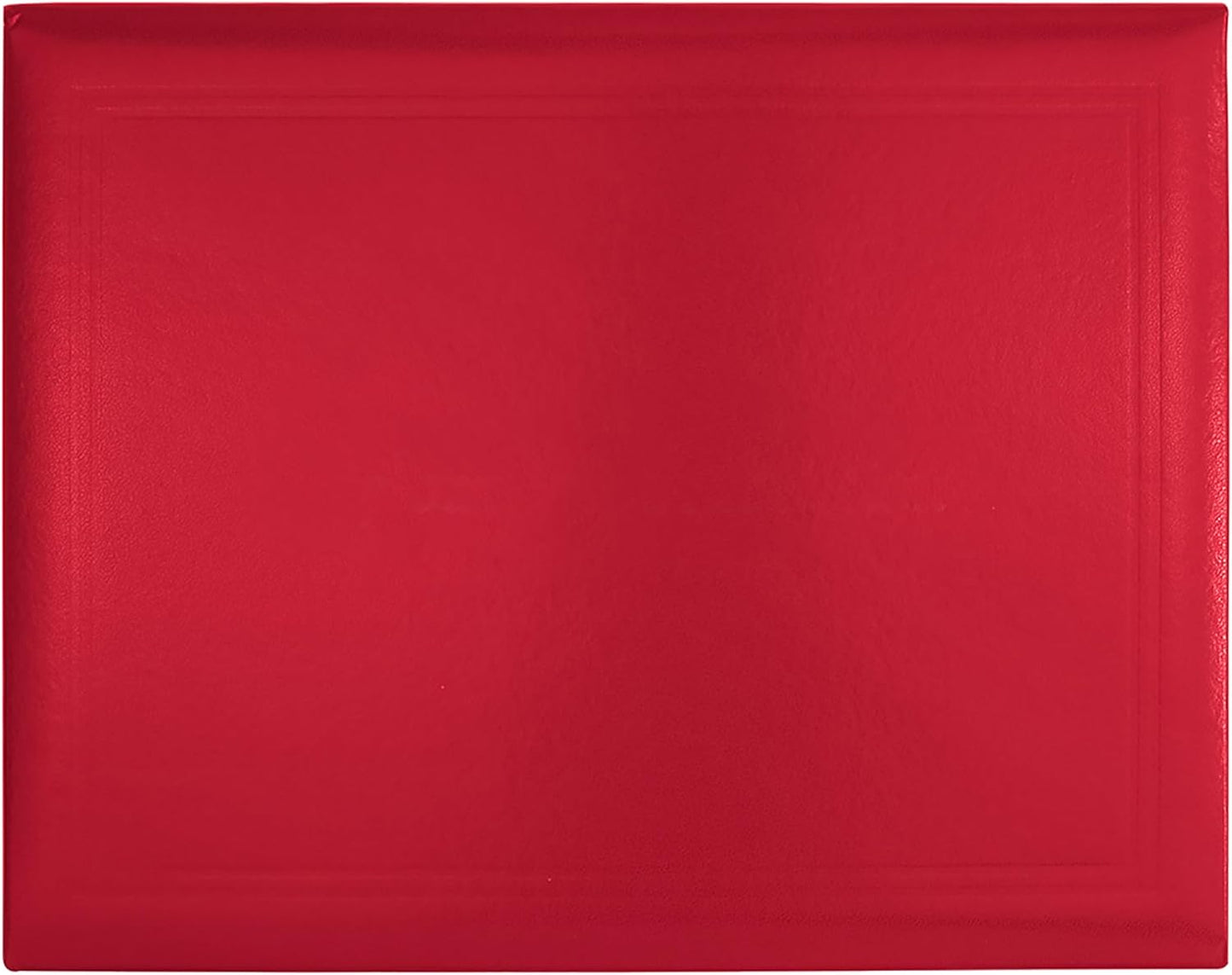 GraduationMall 8.5"x11" Smooth Padded Diploma Cover Certificate Holder Red,12-Packs