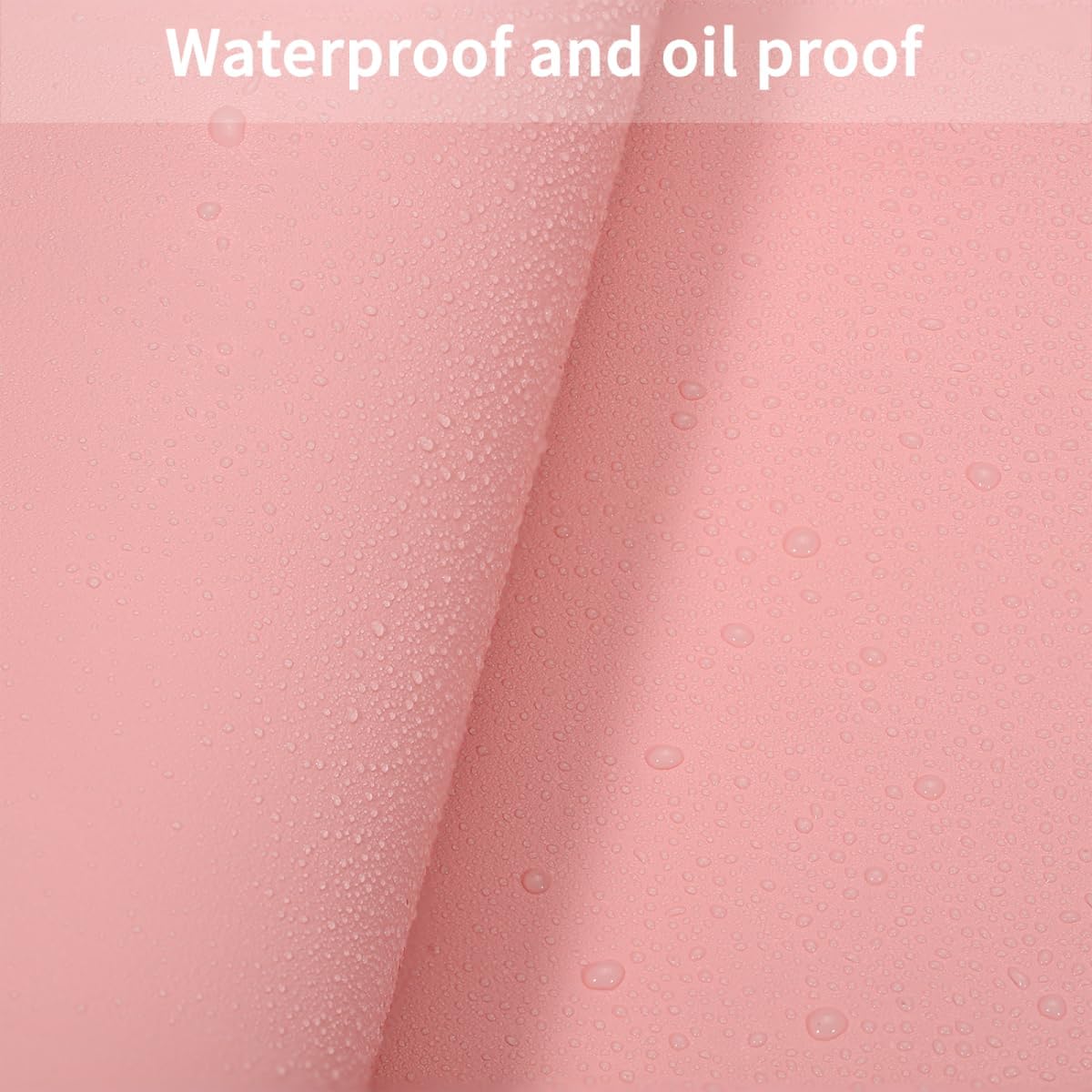 Night Stand Cover for Top - Small Table Cover Used for Bedside Table Waterproof and Easy to Clean Good Flatness Nightstand Protector Top (Pink+Silvery 15.75x23.6)