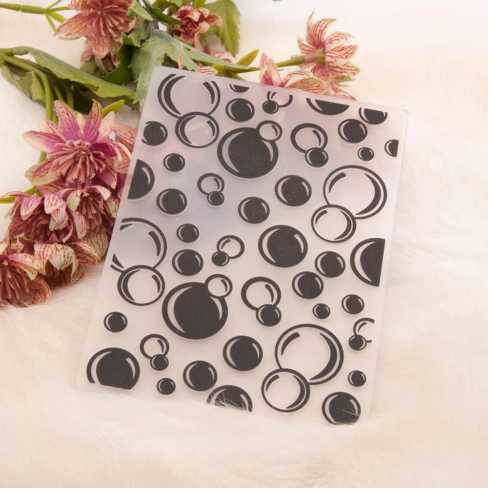 6Pcs Flower Leaf Embossing Folders DIY Craft Paper Card Embossing Template Stencil Paper Card Decorating Mold Plastic Embossing Machine Template for Card Making Scrapbooking Photo Album Decoration