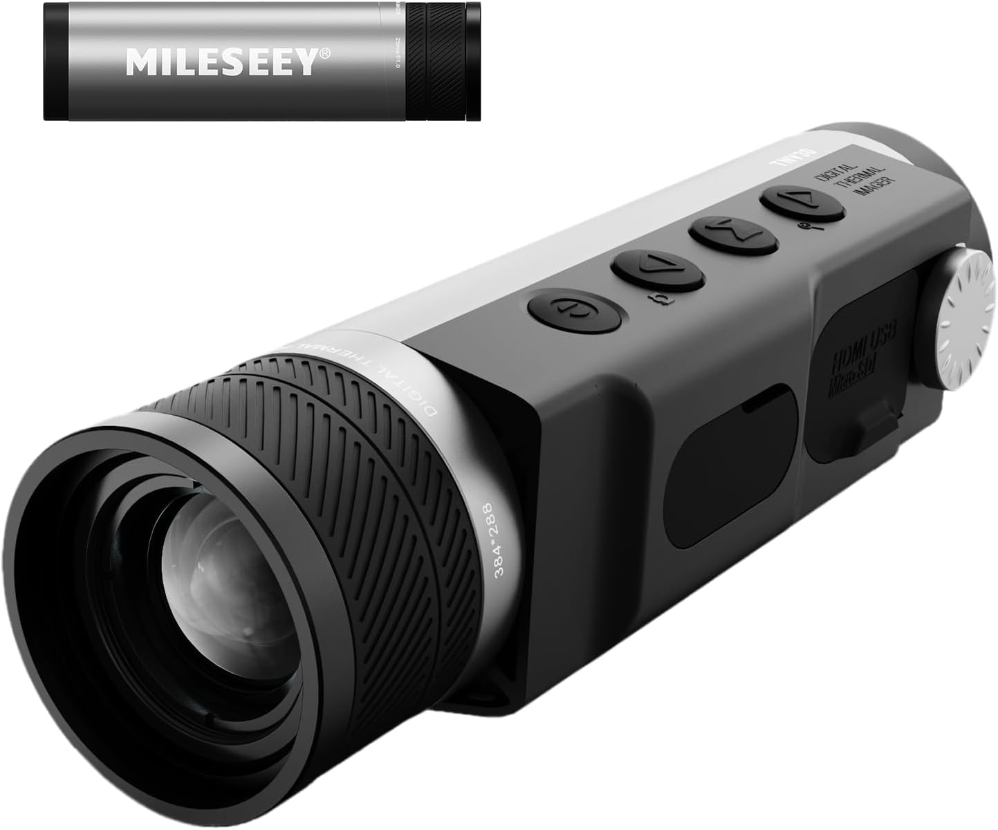 MiLESEEY Thermal Monocular T-Recon Tactical, 25mm 384x288 (50 Hz) TNV30 Thermal Imaging Monocular Night Vision for Hunting, OLED Display with 8X Digital Zoom (TNV30)