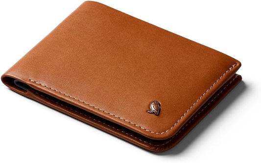 Bellroy Hide & Seek Wallet (Slim Leather Bifold Design, RFID Protected, Holds 5-12 Cards, Coin Pouch, Flat Note Section, Hidden Pocket)