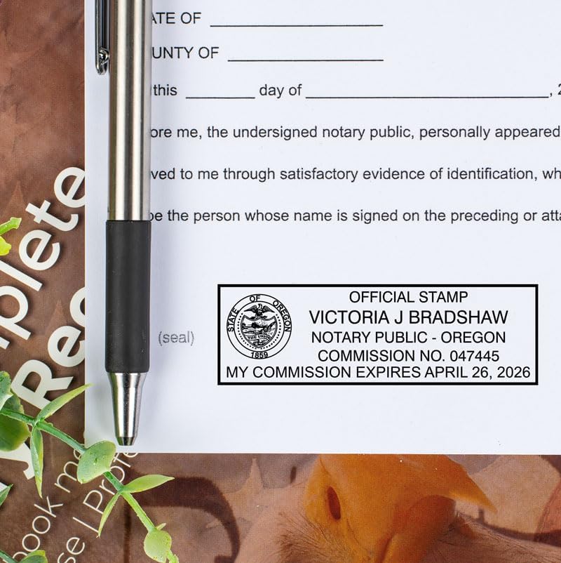 Connecticut Rectangular Notary Stamp | Official State Notary Stamp | Official Seals | Meets State Specifications (Connecticut, Rectangular Stamp)