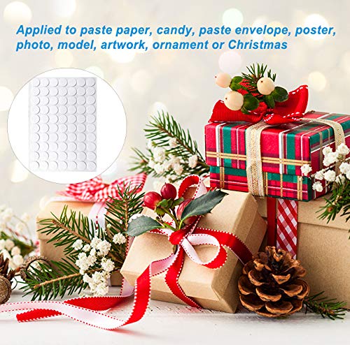 Clear Sticky Tack Adhesive Poster Tacky Putty Removable Round Putty Double-Sided Round No Traces Adhesive Sticke for Festival Decoration（910）