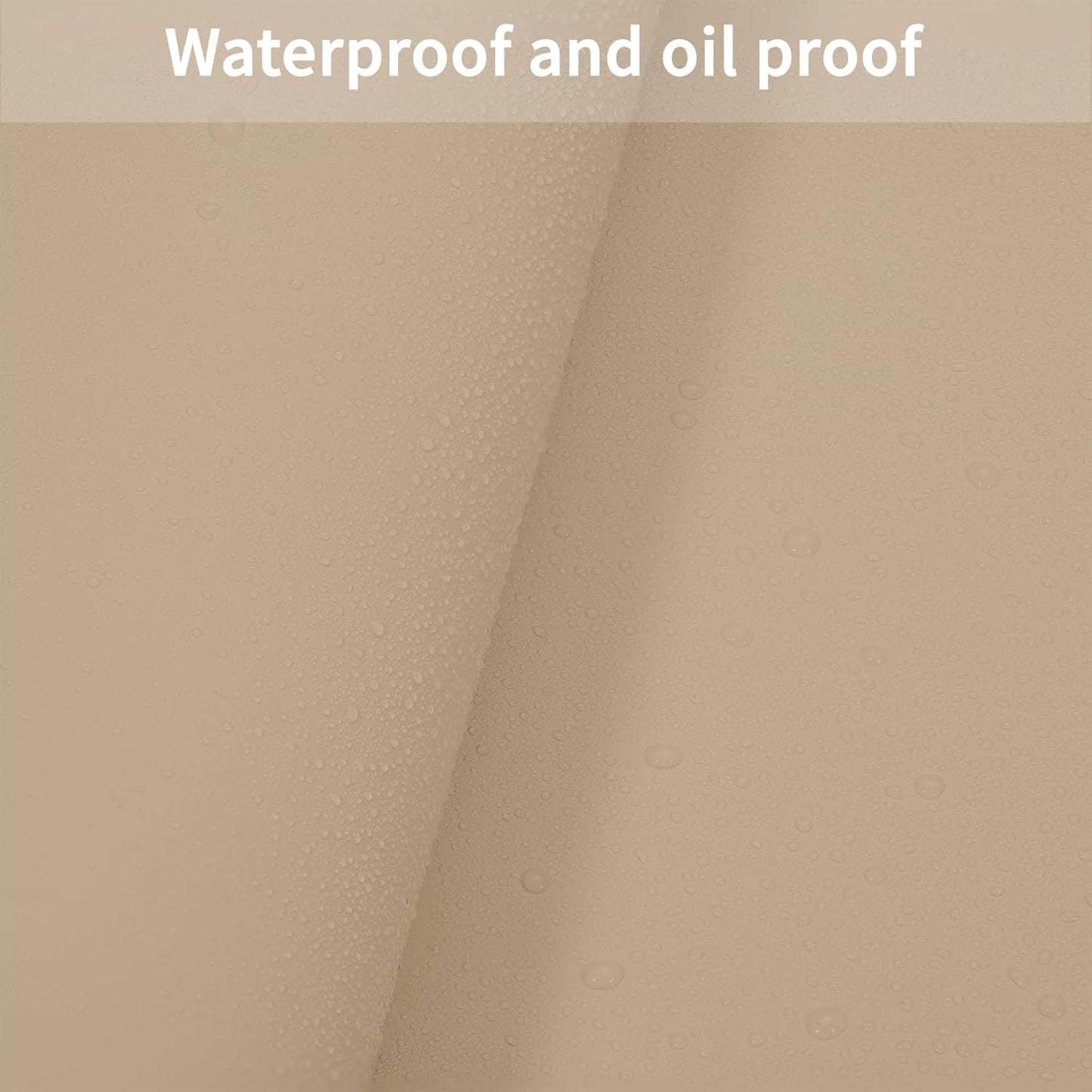 Leather Table Cover,1.8mm Thick,30x48 Inch Desk Cover,Large Desk Mat,Table Protector,Table Cover Protector,Rectangular Table Cover,Table Protector Mat(Light Brown+Gray,30x48)