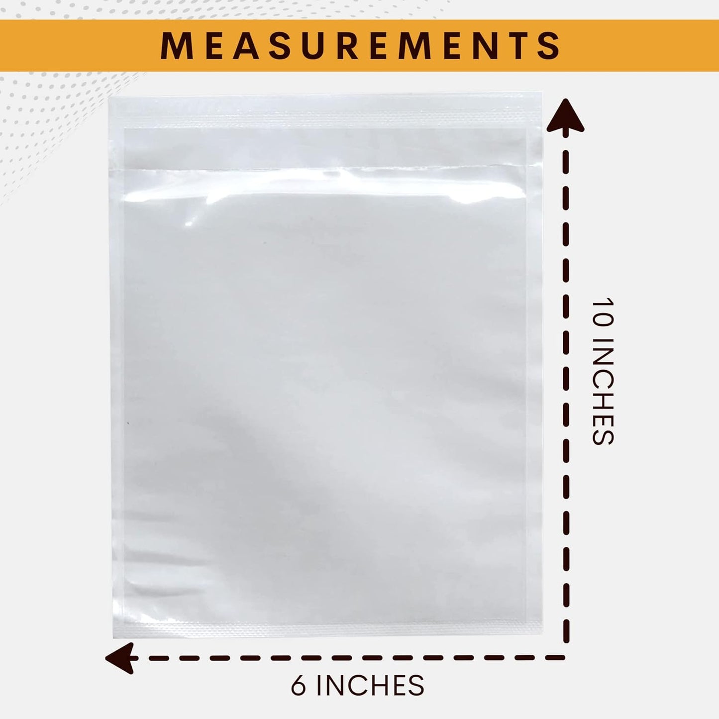200 Pack 6"x10" Shipping Label Sleeves – Clear Self-Adhesive Packing Slip Pouches, Waterproof Packing List Envelopes – Ideal for Shipping Documents, Mailing Labels, Invoices & Packing Slips