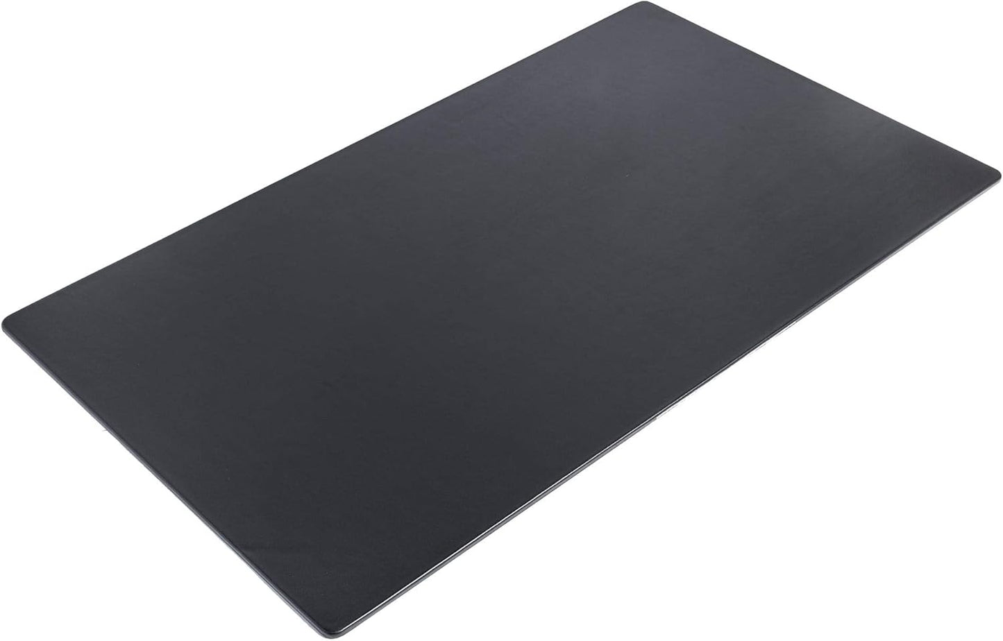 Dacasso Pad Without Side Rails Luxury Leather Blotter for Writing-Executive Desk Surface Protector, 34” x 20”, Black