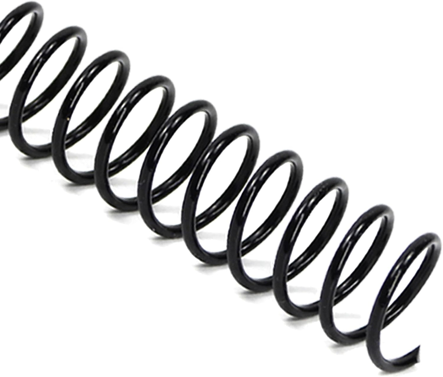 Rayson 15.9mm Plastic Spiral Coil Binding 3:1 Pitch, 5/8inch, 140 Sheets Capacity Black Coil Binding Spines - Versatile for Office and Educational Tasks, Pack of 100