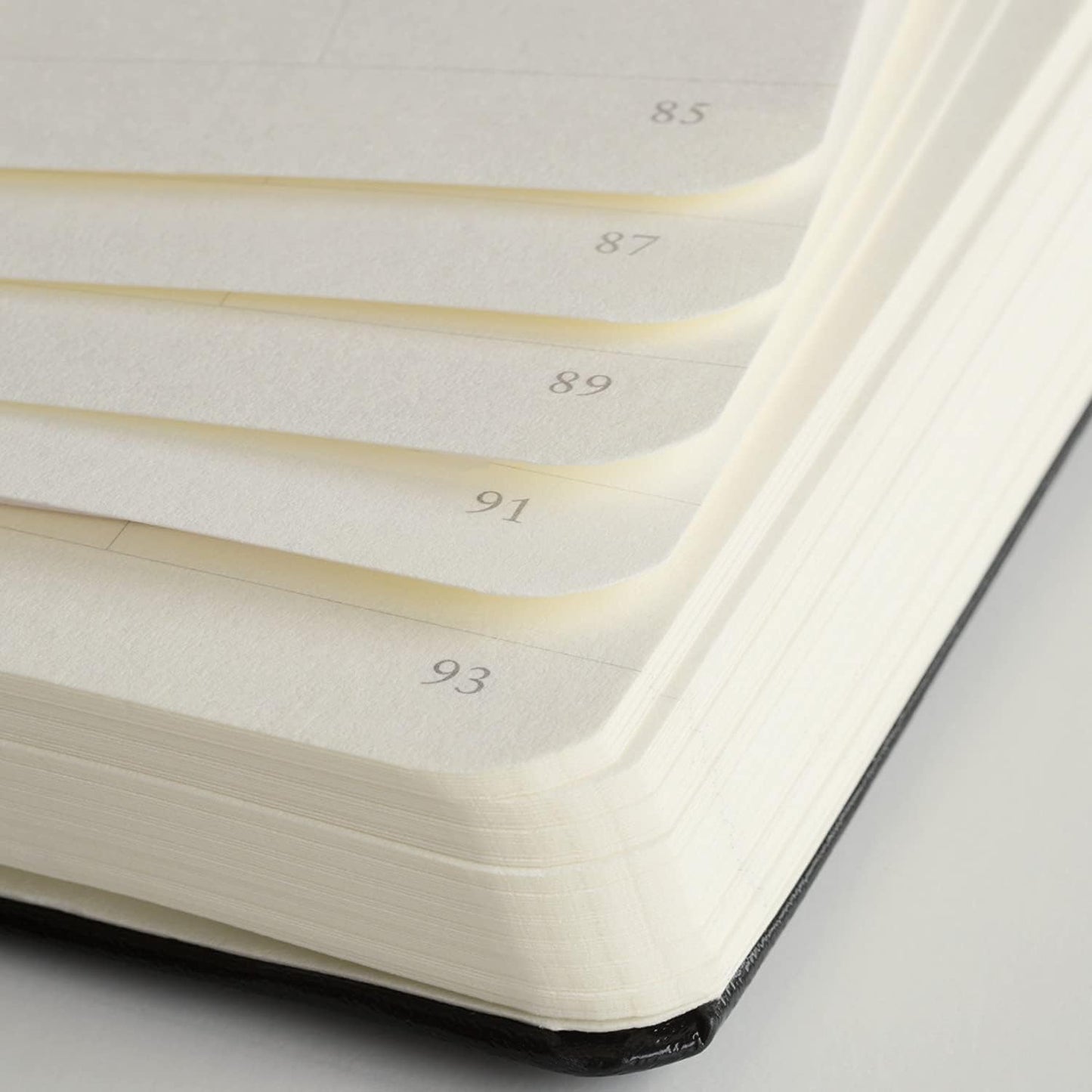 LEUCHTTURM1917 - Notebook Hardcover Medium A5-251 Numbered Pages for Writing and Journaling (Black, Plain)