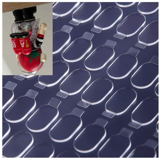 Double Sided Adhesive Putty with Pull Tabs, 300 Removable Clear Dots Sticky Tack, 0.31''x0.51''Waterproof Poster Putty Glue Dot for Party Decoration