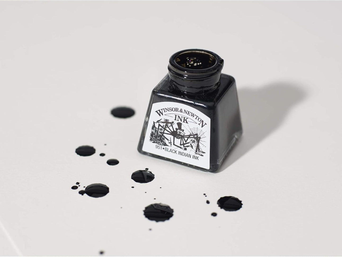 Winsor & Newton Drawing Ink, 14ml Bottle, Silver