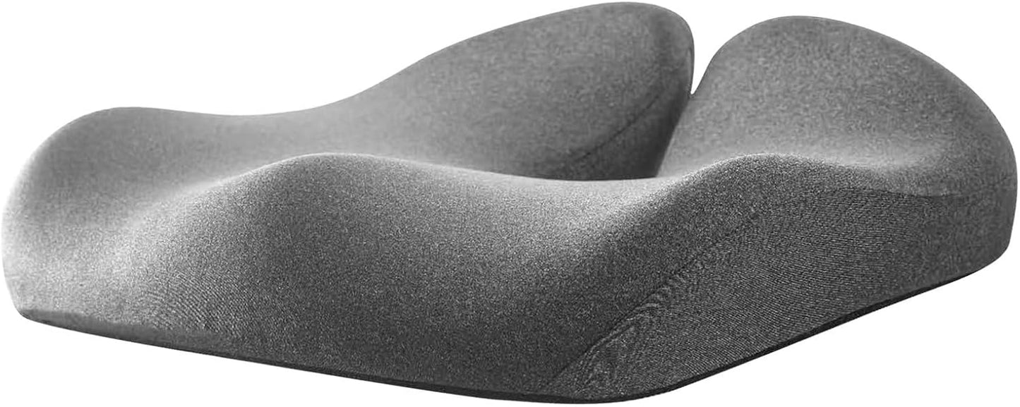 SupremeComfort X-Large Gel Infused High Density Foam Seat Cushion for Office Chair, Kitchen Chair, Car Seats- Elevate Your Seating Experience -Pressure Sore and Tailbone Pain Relief