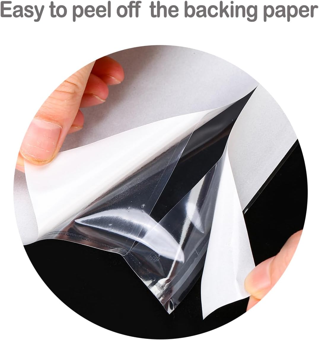 BEUYI Clear 9.5'' x 6.7'' Packing List Envelopes, Adhesive Shipping Label Pouches/Sleeves, Easily Fits Half of Letter-Size Paper (120 Pack)