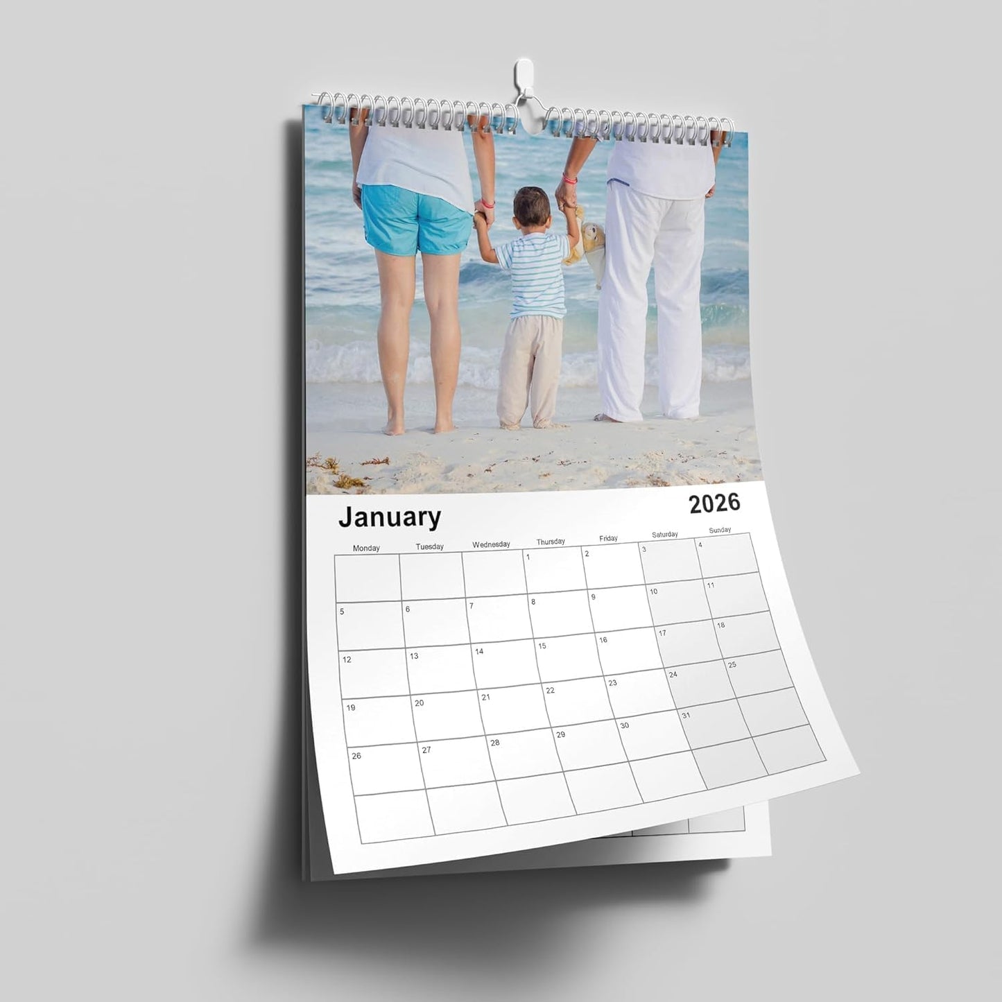 Custom Calendar 2026 for Home & Office - Print Your 13 Memories,Make Your Own Personalized Calendar Customized Christmas Gift &use your photo (Wall Calendar1, 10 packs)