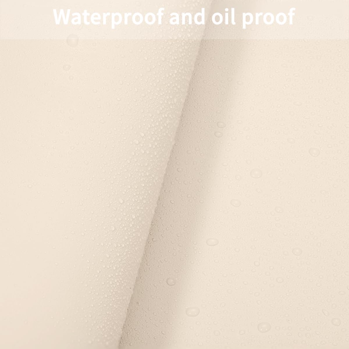 Leather Table Pad,1.8mm Thick,40x84 Inch,Table Pads for Dining Room Table Rectangular,Table Protector for Dining Room Table,Dining Table Cover Protector(Off White+Light Gray,40x84)