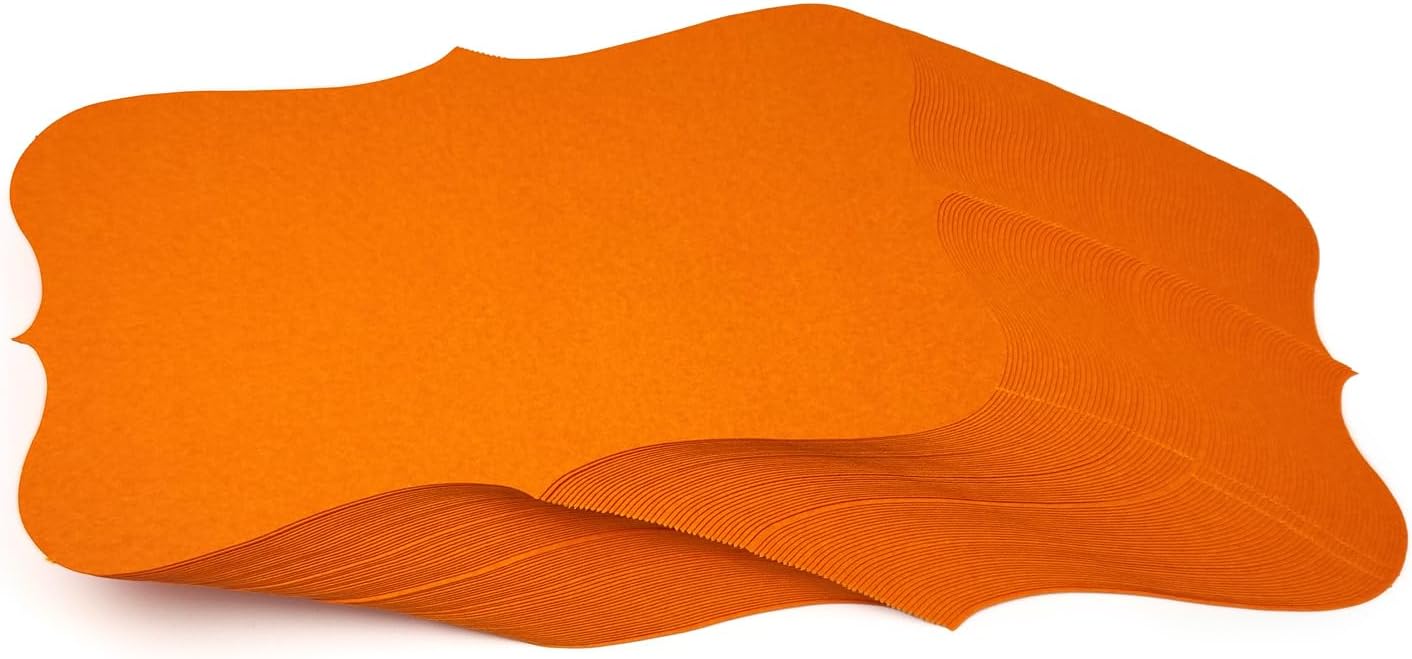 PPAPPAPPIYO 3x5 index card/Set of 72 Blank index cards 180gsm (Orange)