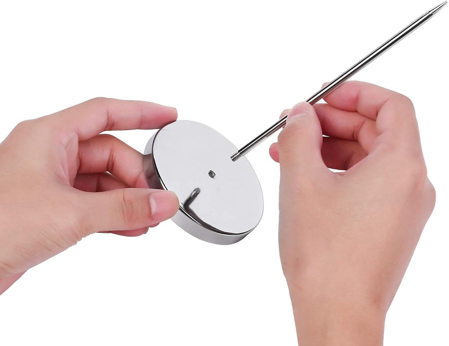 2PCS Bill Fork, Rod Paper Holder Spike, Stainless Steel Check Bill Holder, Memo Holder Spike