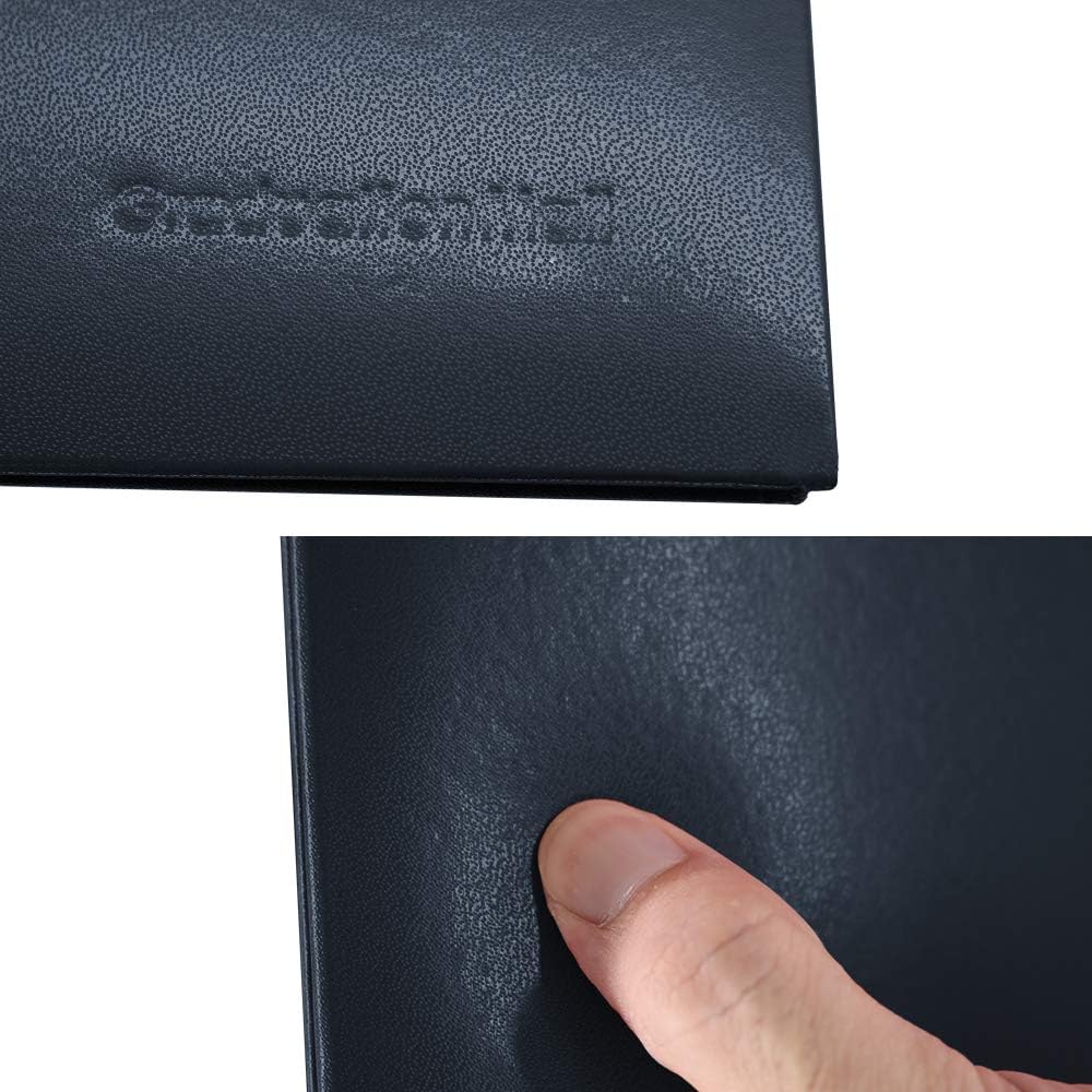 GraduationMall 8.5"x11" Smooth Padded Diploma Cover Certificate Holder Darkblue,1-Pack